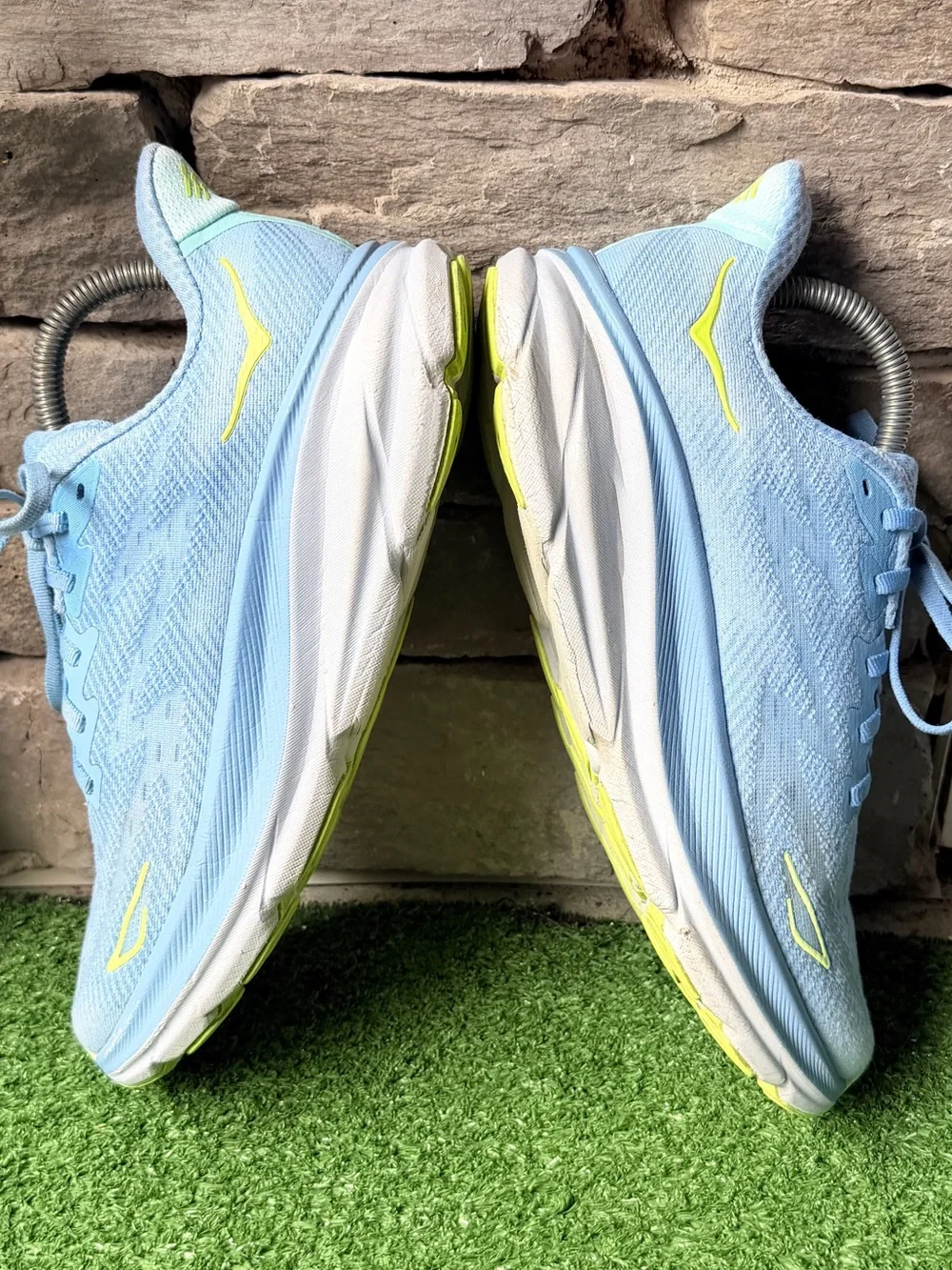 Hoka One One Clifton 9 Wide Pastel Blue Women’s Sneakers